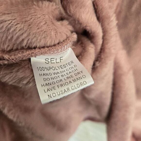 Easel Anthropologie Fleece Sweater Turtle Neck Pullover Poncho Womens SZ S NWT - Picture 4 of 6